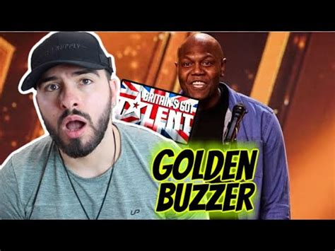 Britains Got Talent Golden Buzzer Gamal John Reaction Youtube