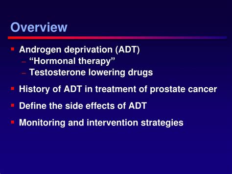 PPT Managing The Side Effects Of Androgen Deprivation Therapy