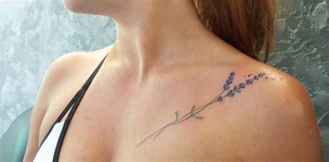 Tatuering med lavendel betydelsen av tatueringar för flickor och för