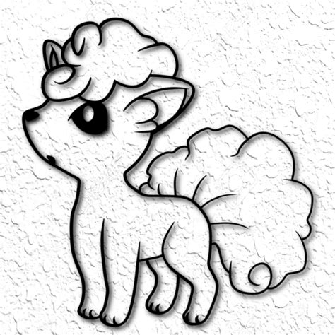 Fichier STL Tableau mural Pokemon Vulpix Décoration murale Pokemon ...