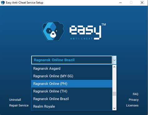 Easy Anti Cheat - Installation Support - rAthena