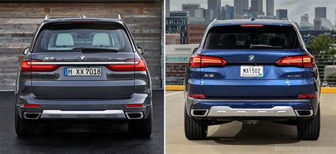 Visual Comparison 2019 Bmw X7 Vs Bmw X5