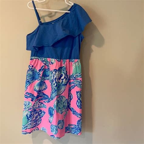 Lilly Pulitzer Dresses One Shoulder Ruffle Lilly Pulitzer Summer