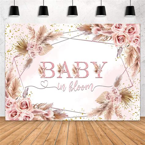 Amazon Mehofond X Ft Boho Baby In Bloom Backdrop For Girl Baby