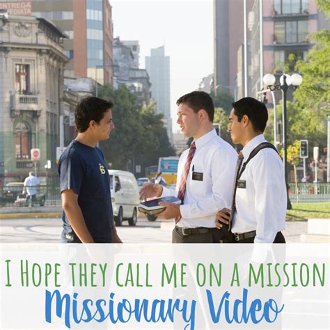 I Hope They Call Me On A Mission Missionary Video Primary Singing