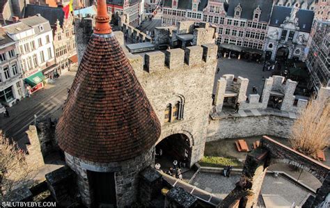 Gravensteen le château des Comtes de Flandre à Gand en Belgique