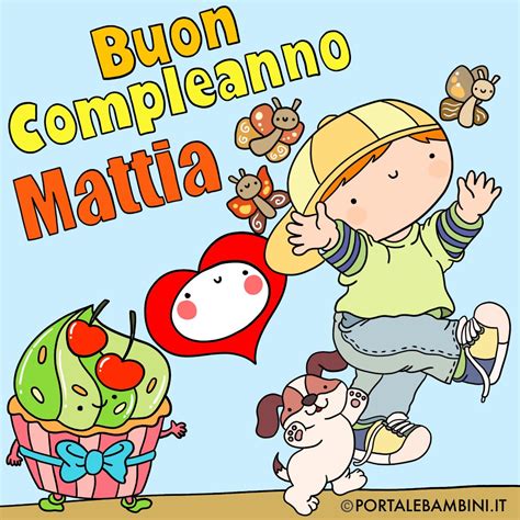 Buon Compleanno Mattia Immagini Gratis Portalebambini It