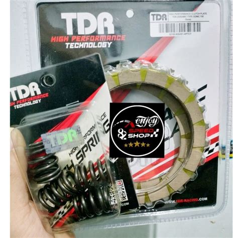 Jual Paket Set Kampas Plus Per Kopling Tdr Racing Sonic 150 Cb 150 New