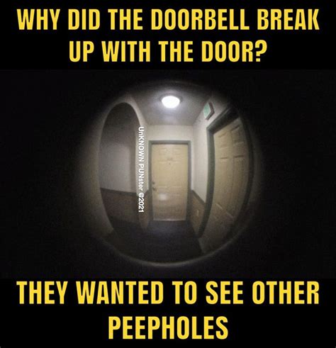 Pin By Unknown Punster On Unknown Punster Doorbell Broken Breakup