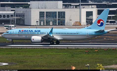 HL8350 Korean Air Boeing 737 8 MAX Photo By Frankyang ID 1465057