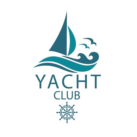 Premium Vector Yacht And Sea Icon