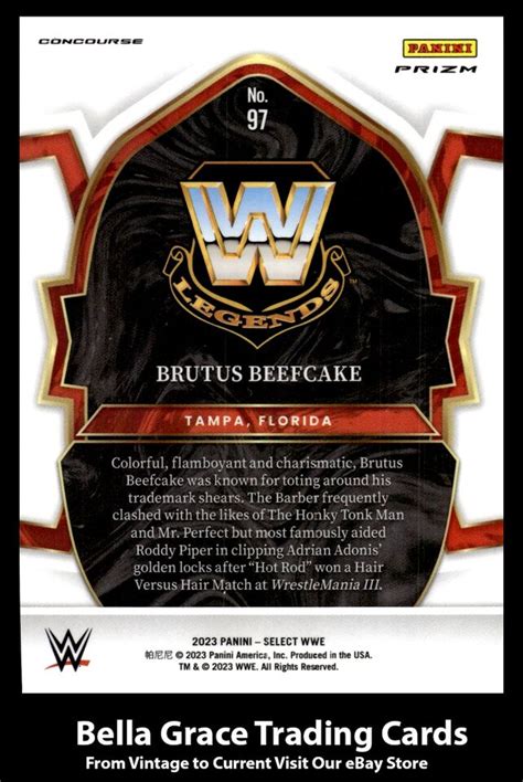 2023 Panini Select WWE Brutus Beefcake 97 Red Blue EBay