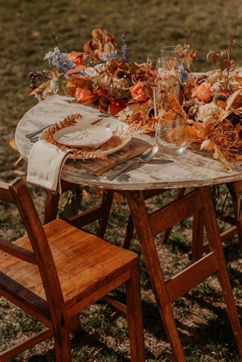 Foraged Fall Wedding Arch For A Rustic Elopement In The Woods Hey