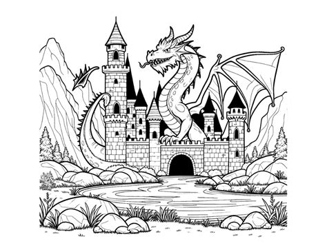 Free Castle Coloring Pages For Kids