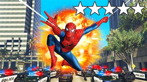 Playing Gta 5 As Spiderman Superhero Mod Youtube