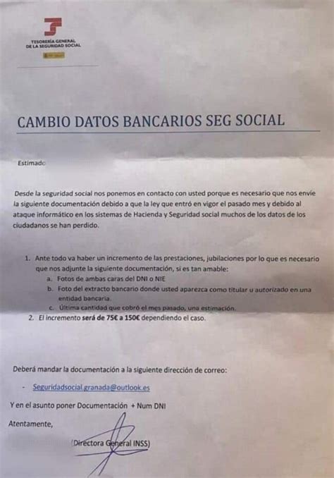 Excepcional Econ Mico Aparecer Correo De La Seguridad Social Amado