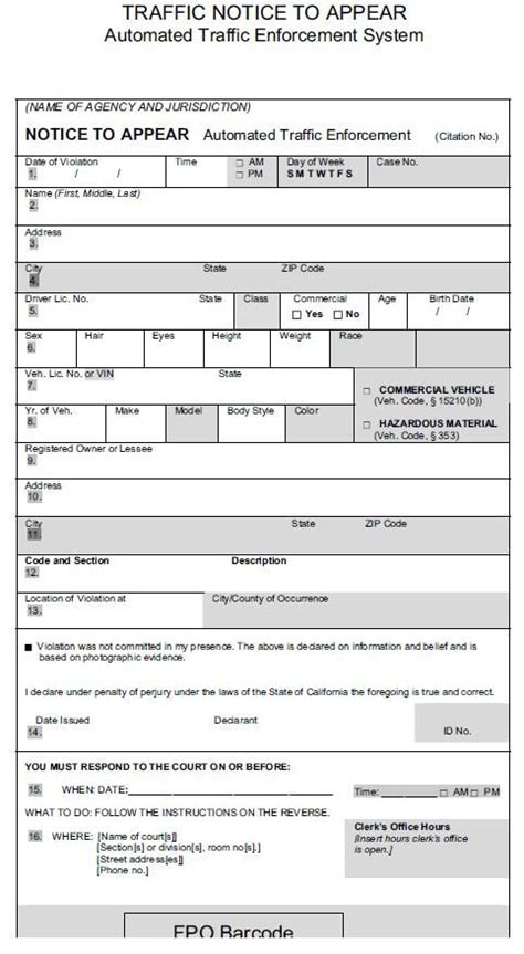 Printable Blank Parking Ticket Throughout Blank Parking Ticket Template