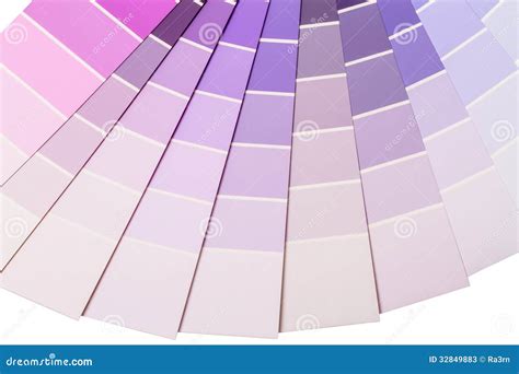 Purple And Lilac Color Range Stock Image Image Of Purple Catalogue