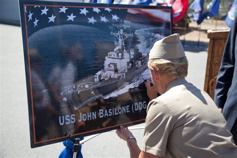 DVIDS - Images - USS John Basilone (DDG-122) Ship Naming Ceremony ...
