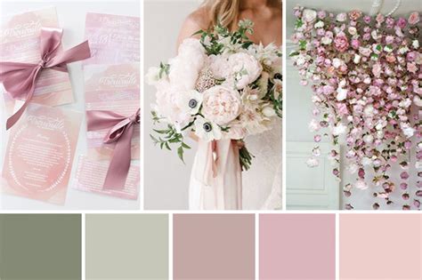 Blush And Sage Wedding