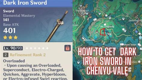 How To Get The Dark Iron Sword In Chenyu Vale YouTube