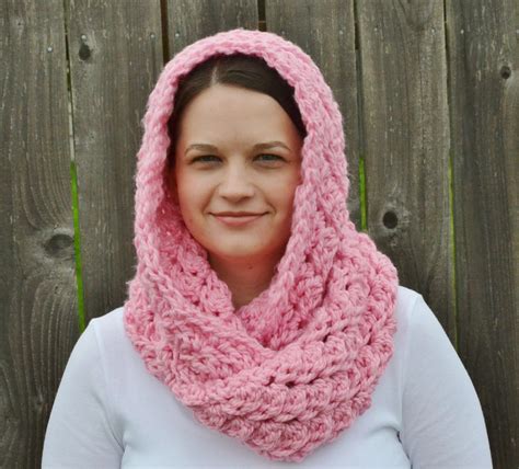 The Sequin Turtle Free Crochet Hooded Infinity Scarf Pattern