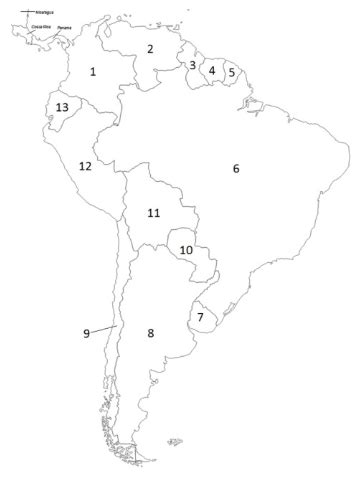 Spanish Speaking Countries Capitals Diagram Quizlet