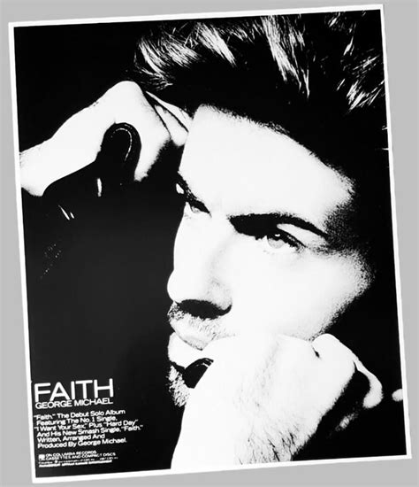 George Michael Photo Print Faith Album Gay Artist Home Birthday Ts Wham Band Etsy In 2024