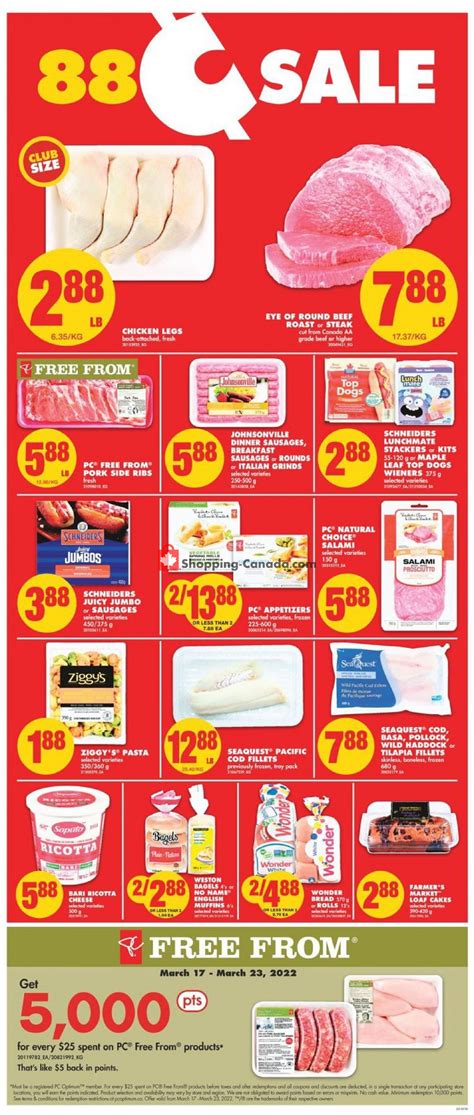 No Frills Canada Flyer 88 Cent Sale West March 17 March 23