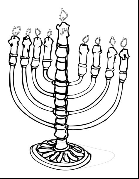 Chanukah Coloring Pages Printable at GetDrawings | Free download