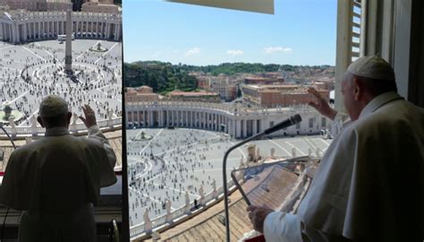 Roma Il Papa Torna A Pregare Con I Fedeli In Piazza San Pietro