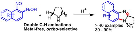 Metal Free Sequential C Sp H Oh And C Sp H Aminations Of