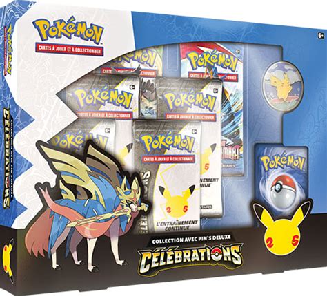 Fêtez les 25 ans de Pokémon avec la collection Célébrations