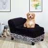 PawHut Hundesofa Hundecouch Mit Stauraum Katzen Sofa Hundebett Haustier