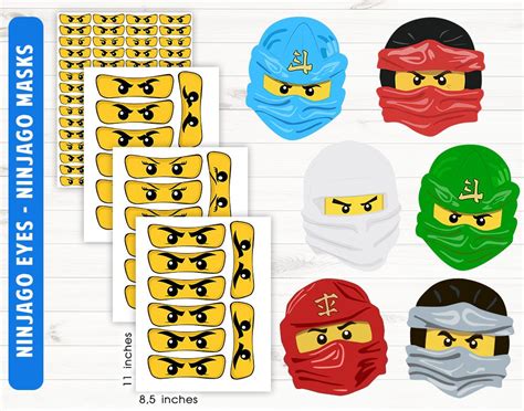 Ninjago Eye Printables