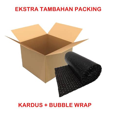 Jual Tambahan Packing Untuk Pengemasan Barang Bubble Wrap Kardus Pilih