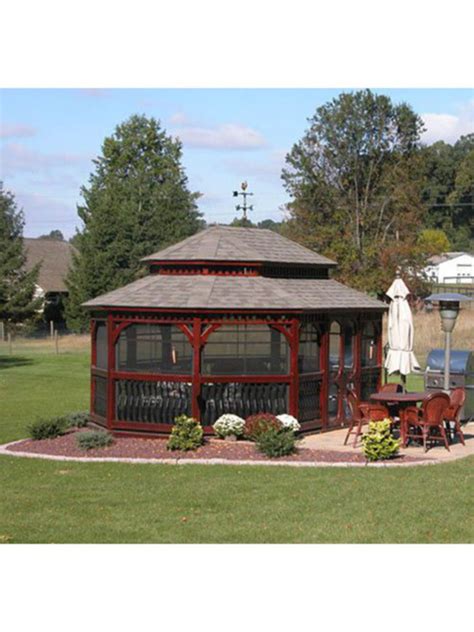 14 X 20 Oval Gazebo By Affinity Furniture Outdoor Structures And Reviews