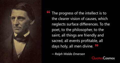 The Progress Of The Intellect Ralph Waldo Emerson Quote