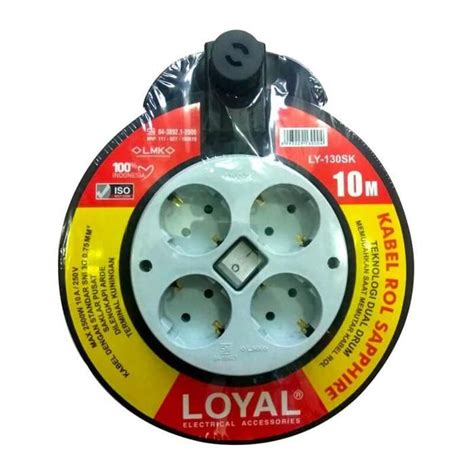 Kabel Meter Roll Stop Kontak Sapphire 10 Meter Loyal Ly 130sk Premium