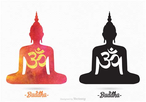 Vector Buddha Silhouettes 129392 Vector Art at Vecteezy