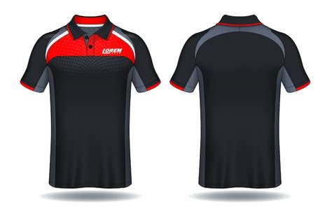 Premium Vector T Shirt Polo Design Sport Jersey Template