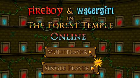 Fireboy and Watergirl: Online in the Forest Temple Level 1-3 - YouTube