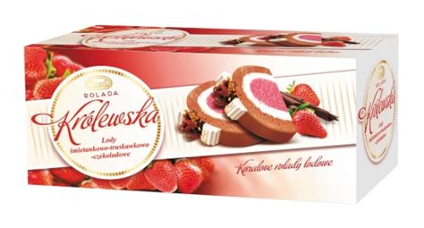 Koral Rolada Kr Lewska Mietanka Czekolada Truskawka Lx Szt Gelato