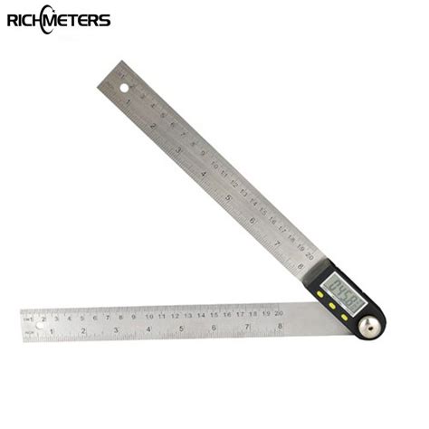 200mm Digital Protractor Inclinometer Goniometer Level Measuring Tool ...