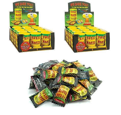 Характеристики Самые кислые конфеты в мире Toxic Waste (5 вкусов) 3 гр ...