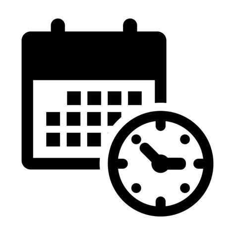 Icono De Horario Vector En Vecteezy