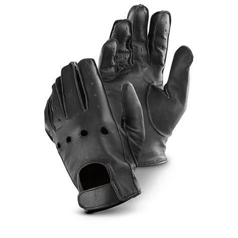 Raider Leather Motorcycle Gloves Black 638148 Gloves And Mittens At