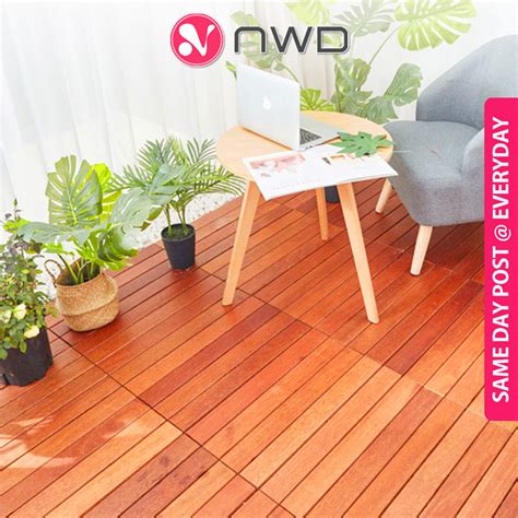 𝗔𝗡𝗧𝗜 𝗖𝗢𝗥𝗥𝗢𝗦𝗜𝗢𝗡 》 Wood Floor Deck Tiles Interlocking Decking Solid