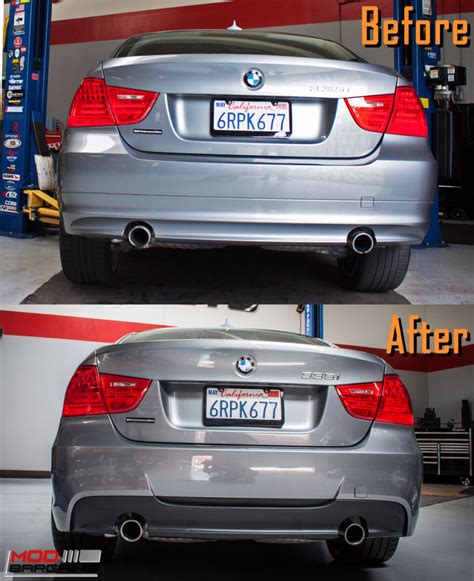 MTech Style Rear Bumper for 2006-11 BMW 328i/335i Sedan [E90] Single ...