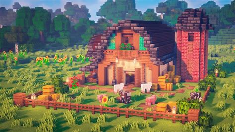 Aesthetic Animal Barn Design Ideas In Minecraft Tbm Thebestmods
